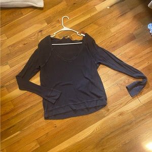 Maurice’s dark grey long sleeve shirt